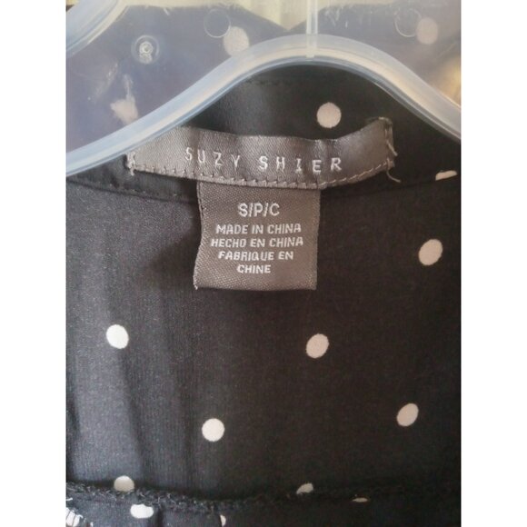 Suzy Shier Floral Button Up Work Blouse Casual Women’s Office Shirt Size S - Picture 5 of 5